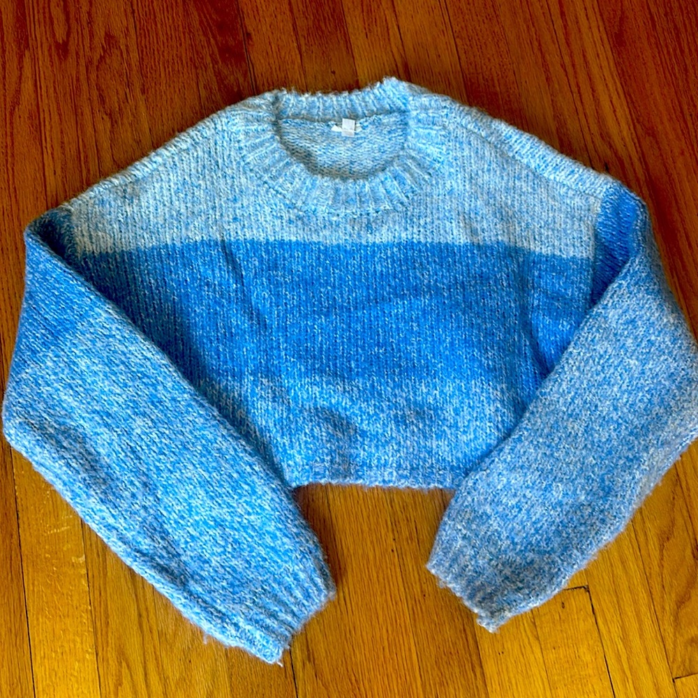 Garage chunky cropped sweater EUC XS